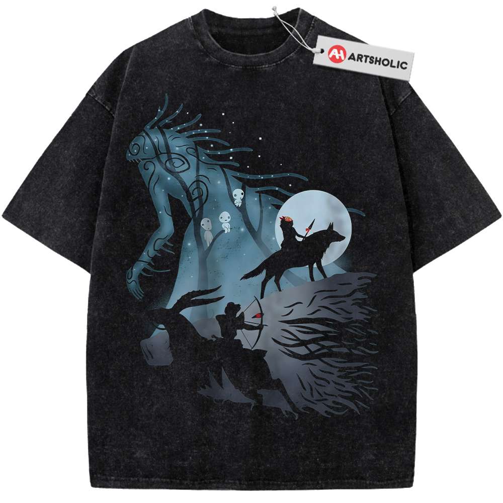Princess Mononoke Shirt, Studio Ghibli Shirt, Anime Shirt, Vintage Tee