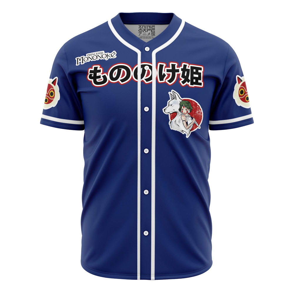 Princess Mononoke Studio Ghibli Custom Baseball Jersey - Otaku Hall