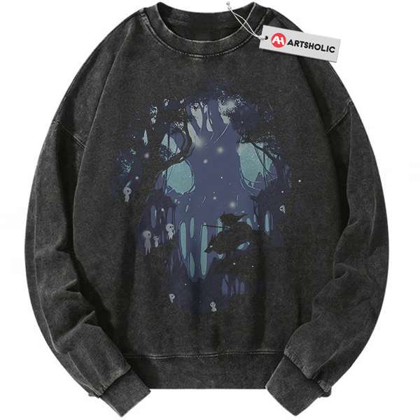 Princess Mononoke Sweatshirt, Studio Ghibli Sweatshirt, Anime Sweatshirt, Vintage Sweatshirt