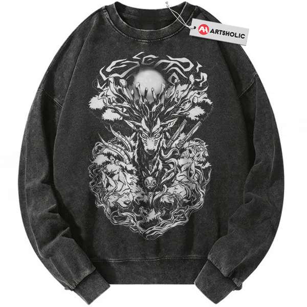 Princess Mononoke Sweatshirt, Studio Ghibli Sweatshirt, Anime Sweatshirt, Vintage Sweatshirt
