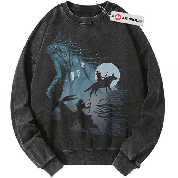 Princess Mononoke Sweatshirt, Studio Ghibli Sweatshirt, Anime Sweatshirt, Vintage Sweatshirt