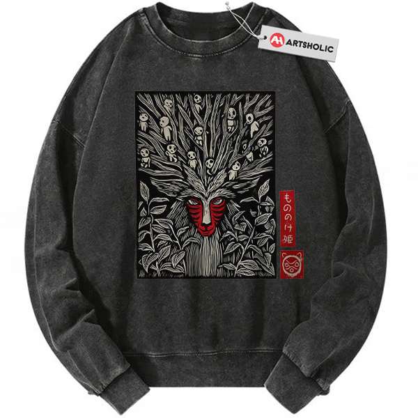 Princess Mononoke Sweatshirt, Studio Ghibli Sweatshirt, Anime Sweatshirt, Vintage Sweatshirt