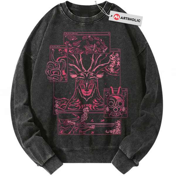 Princess Mononoke Sweatshirt, Studio Ghibli Sweatshirt, Anime Sweatshirt, Vintage Sweatshirt