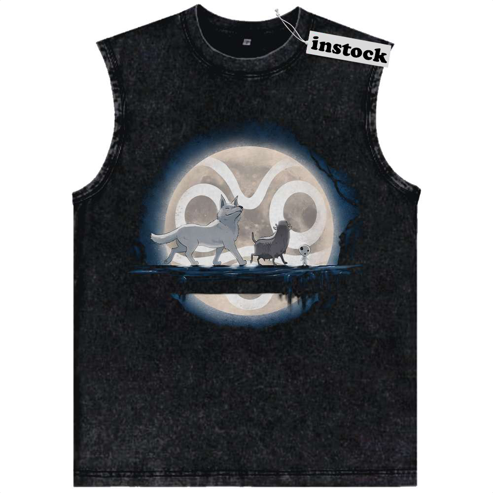 Princess Mononoke Tank Top, Studio Ghibli Tank Top, Anime Tank Top, Vintage Tank Top