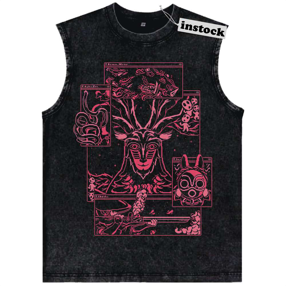 Princess Mononoke Tank Top, Studio Ghibli Tank Top, Anime Tank Top, Vintage Tank Top