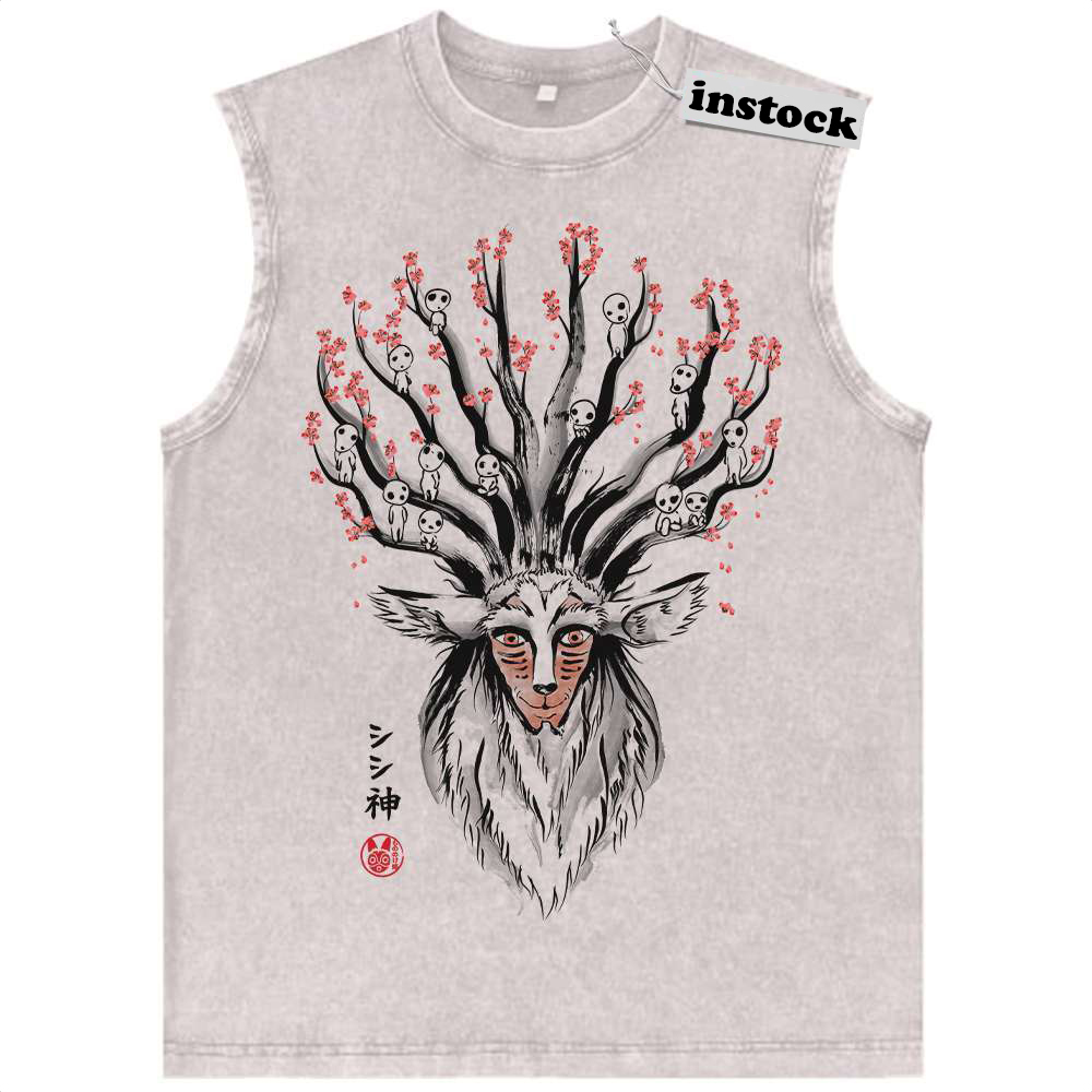 Princess Mononoke Tank Top, Studio Ghibli Tank Top, Anime Tank Top, Vintage Tank Top