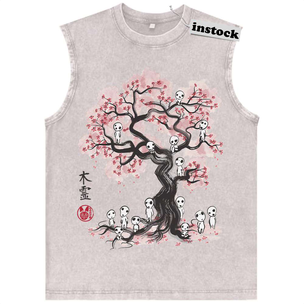 Princess Mononoke Tank Top, Studio Ghibli Tank Top, Anime Tank Top, Vintage Tank Top