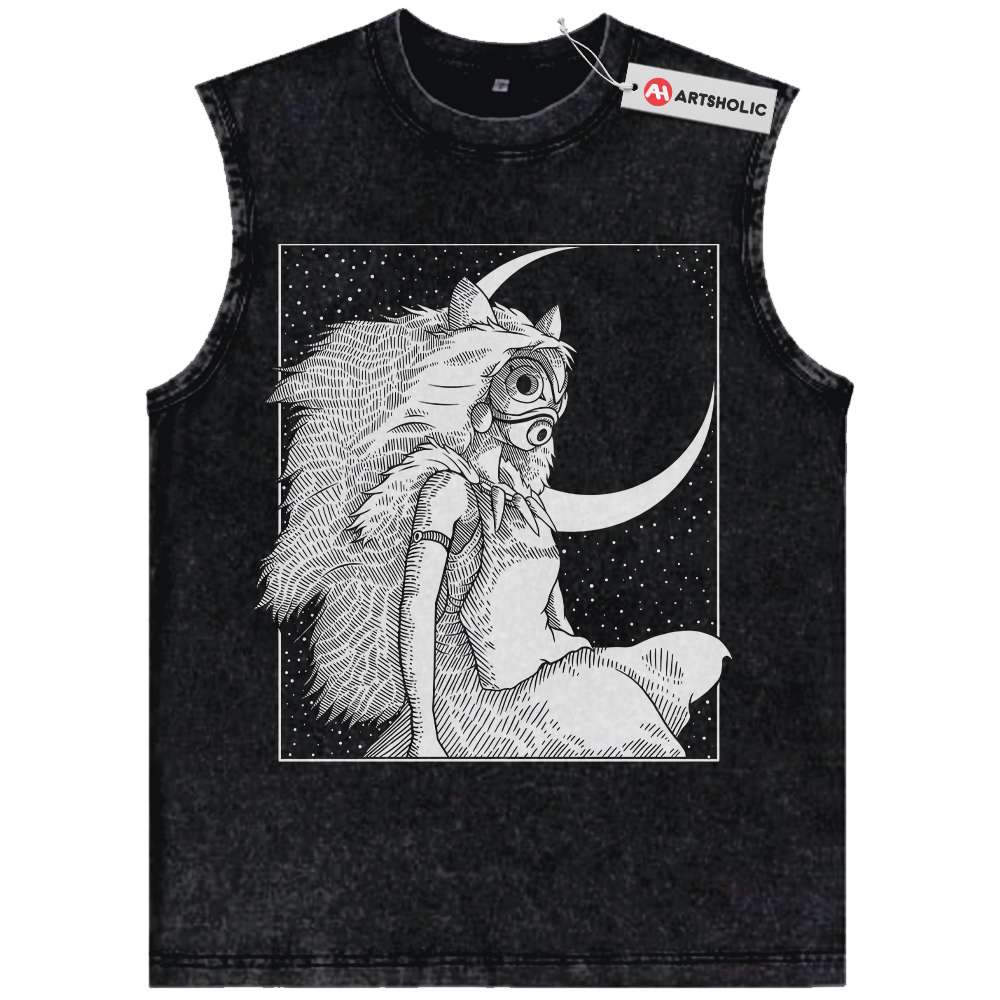 Princess Mononoke Tank Top, Studio Ghibli Tank Top, Anime Tank Top, Vintage Tank Top