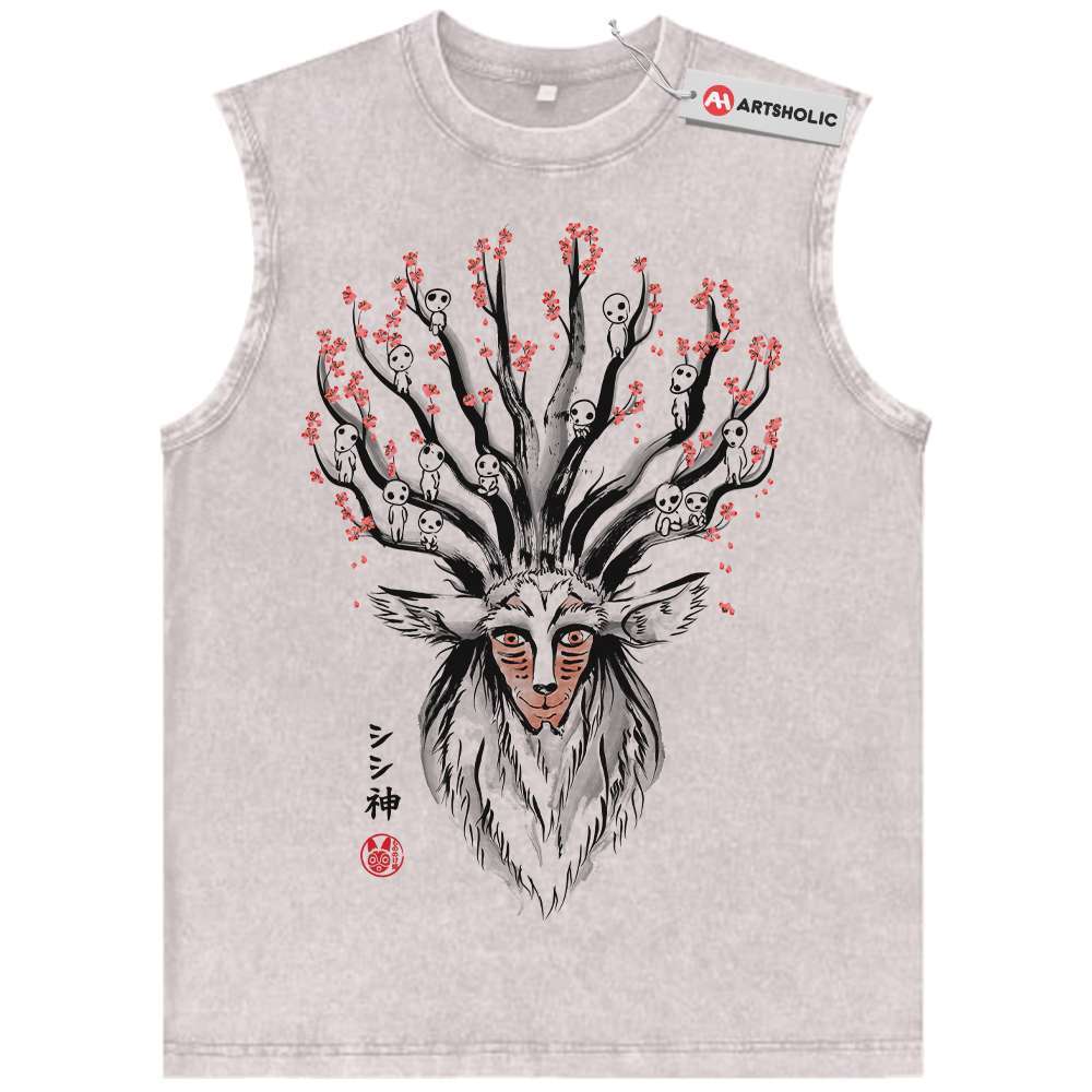 Princess Mononoke Tank Top, Studio Ghibli Tank Top, Anime Tank Top, Vintage Tank Top