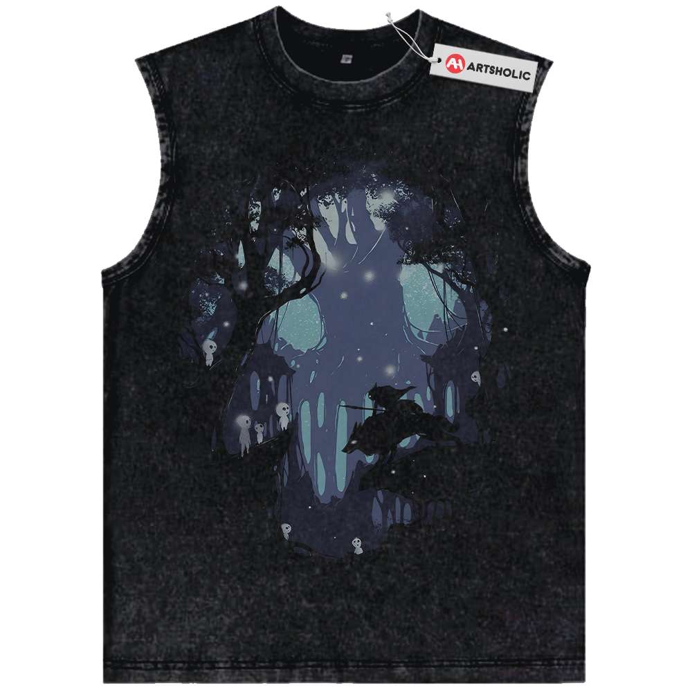 Princess Mononoke Tank Top, Studio Ghibli Tank Top, Anime Tank Top, Vintage Tank Top