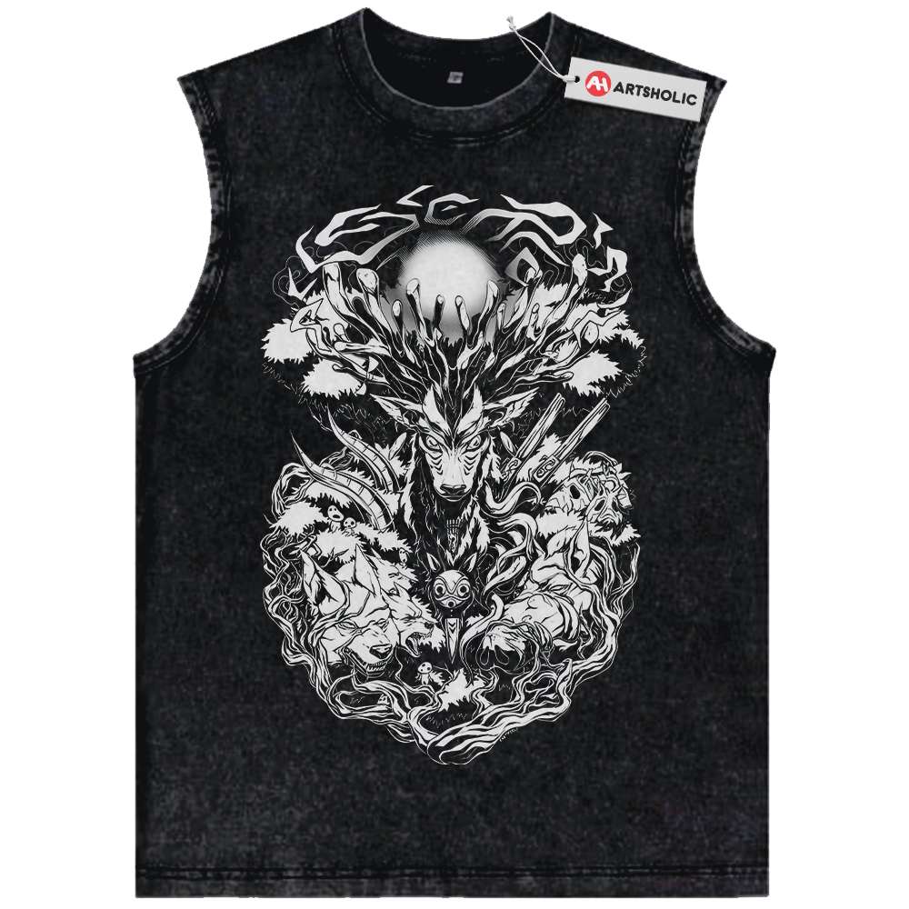 Princess Mononoke Tank Top, Studio Ghibli Tank Top, Anime Tank Top, Vintage Tank Top