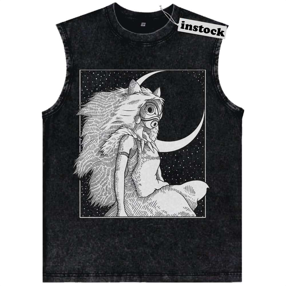 Princess Mononoke Tank Top, Studio Ghibli Tank Top, Anime Tank Top, Vintage Tank Top