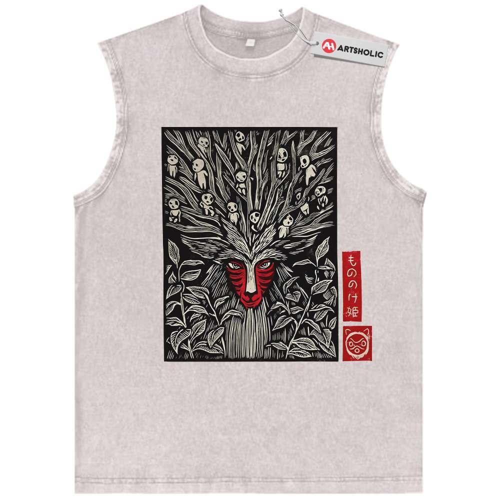 Princess Mononoke Tank Top, Studio Ghibli Tank Top, Anime Tank Top, Vintage Tank Top