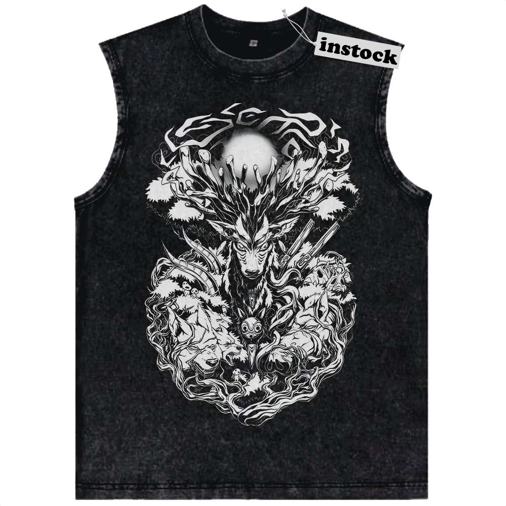 Princess Mononoke Tank Top, Studio Ghibli Tank Top, Anime Tank Top, Vintage Tank Top