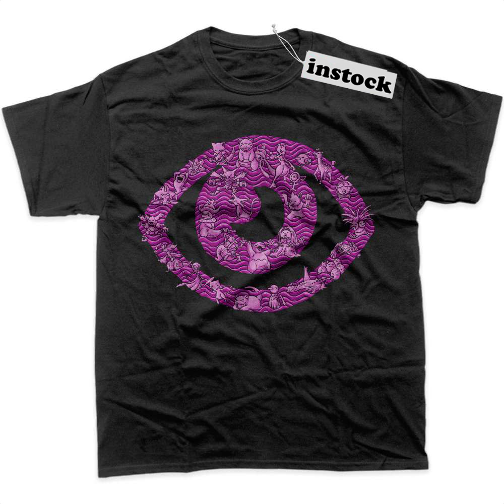 Psychic-Type Pokemon Shirt, Anime Shirt, Graphic Tee