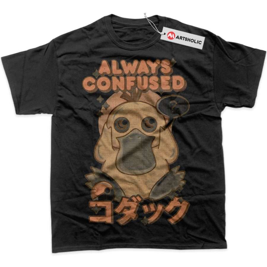 Alternative view of Psyduck Shirt, Pokemon Shirt, Anime Shirt, Graphic Tee