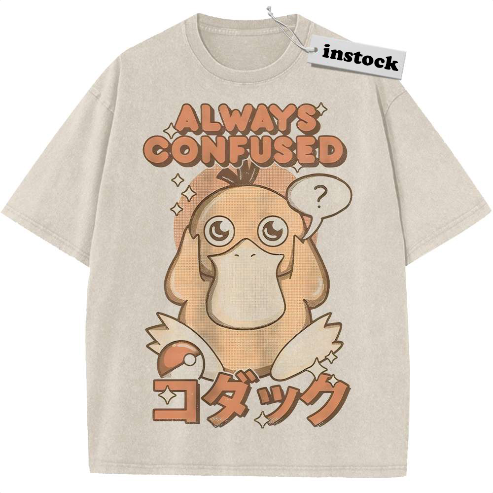 Psyduck Shirt, Pokemon shirt, Anime Shirt, Vintage Tee