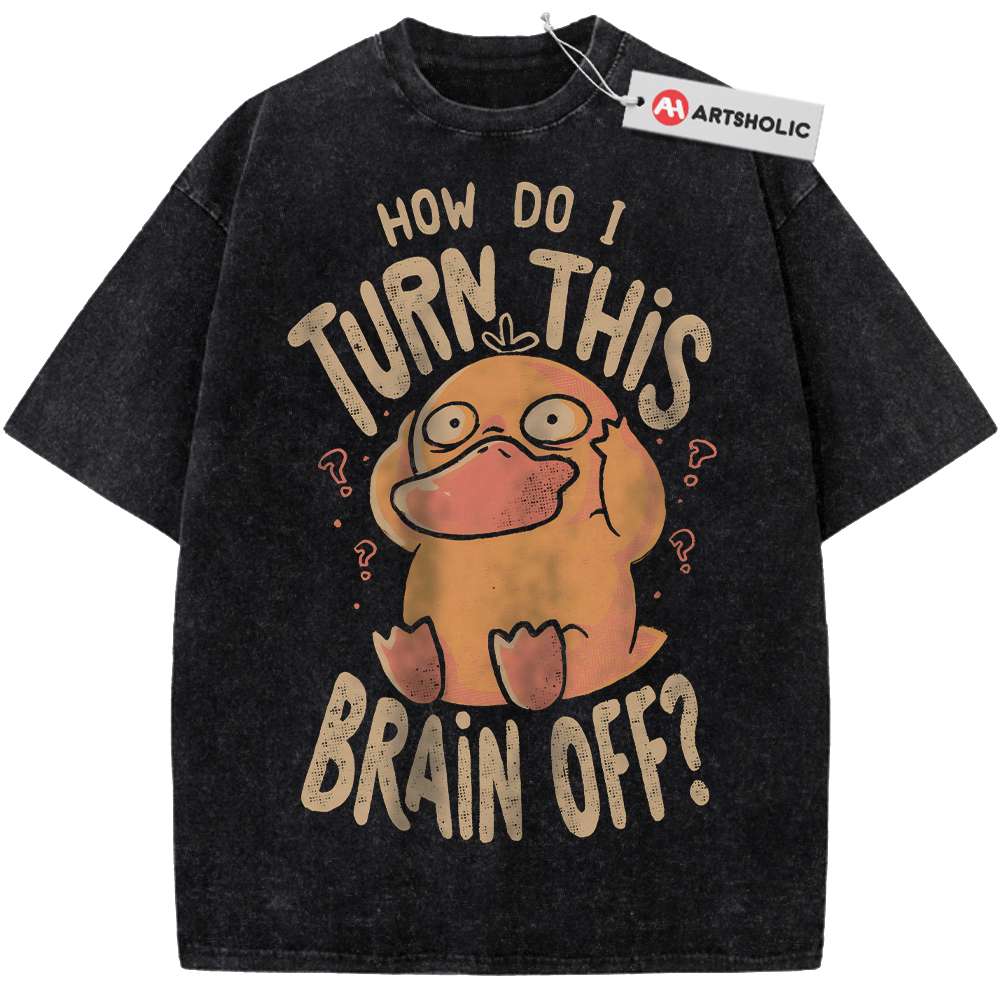 Psyduck Shirt, Pokemon shirt, Anime Shirt, Vintage Tee