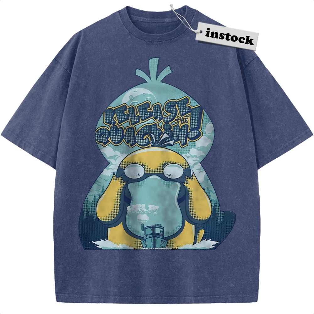 Psyduck Shirt, Pokemon Shirt, PKM Shirt, Anime Shirt, Vintage T-Shirt