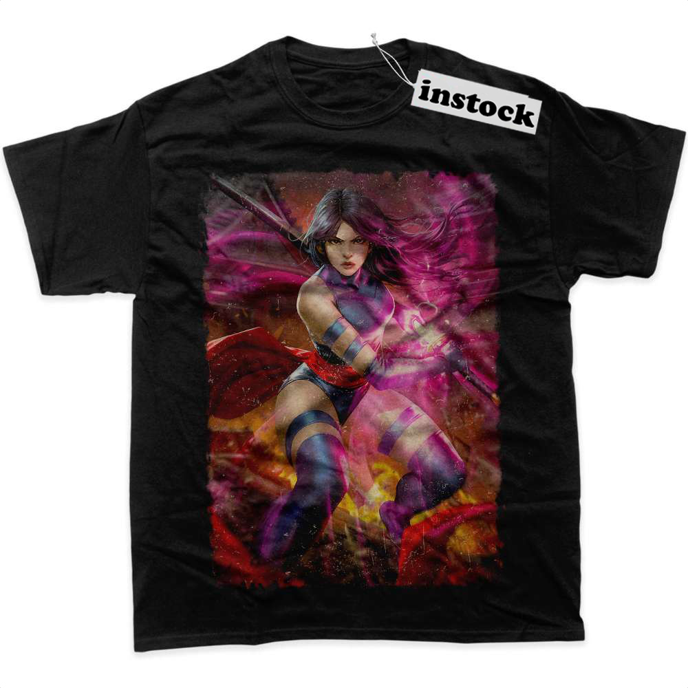 Psylocke Shirt, X-Men Shirt, Marvel Comics Shirt, Graphic Tee