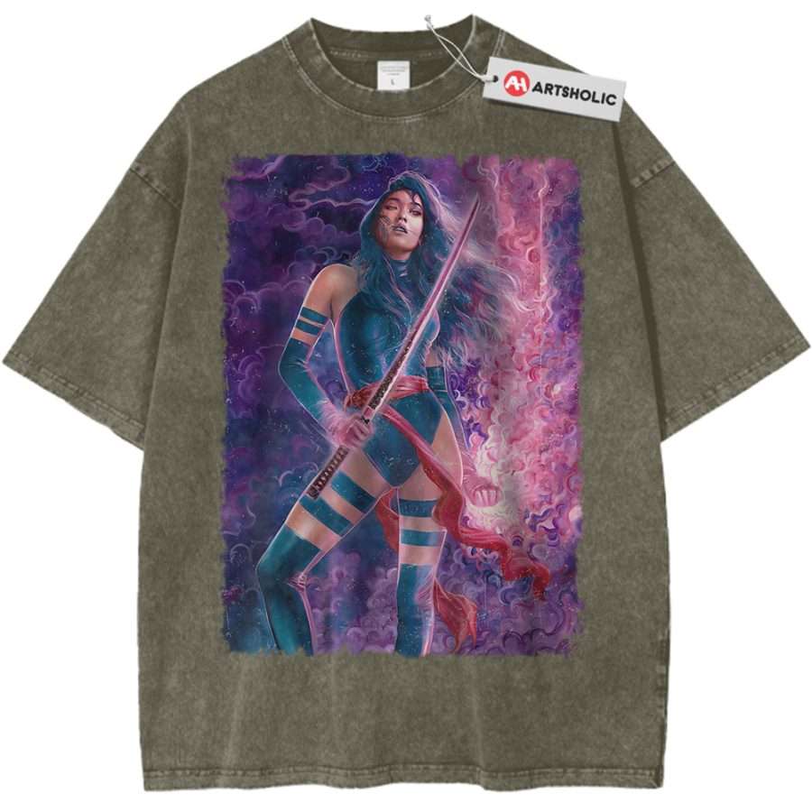 Alternative view of Psylocke Shirt, X-Men Shirt, Marvel Comics Shirt, Vintage Tee