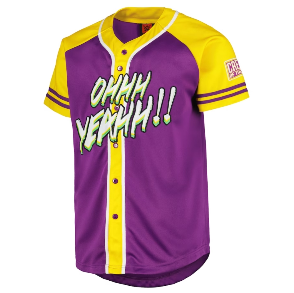Alternative view of Purple Macho Man Shirt Macho Man Randy Savage Custom Baseball Jersey 224672-1 - Otaku Hall