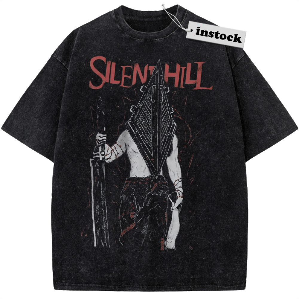 Pyramid Head Shirt, Silent Hill Shirt, Game Shirt, Vintage Tee