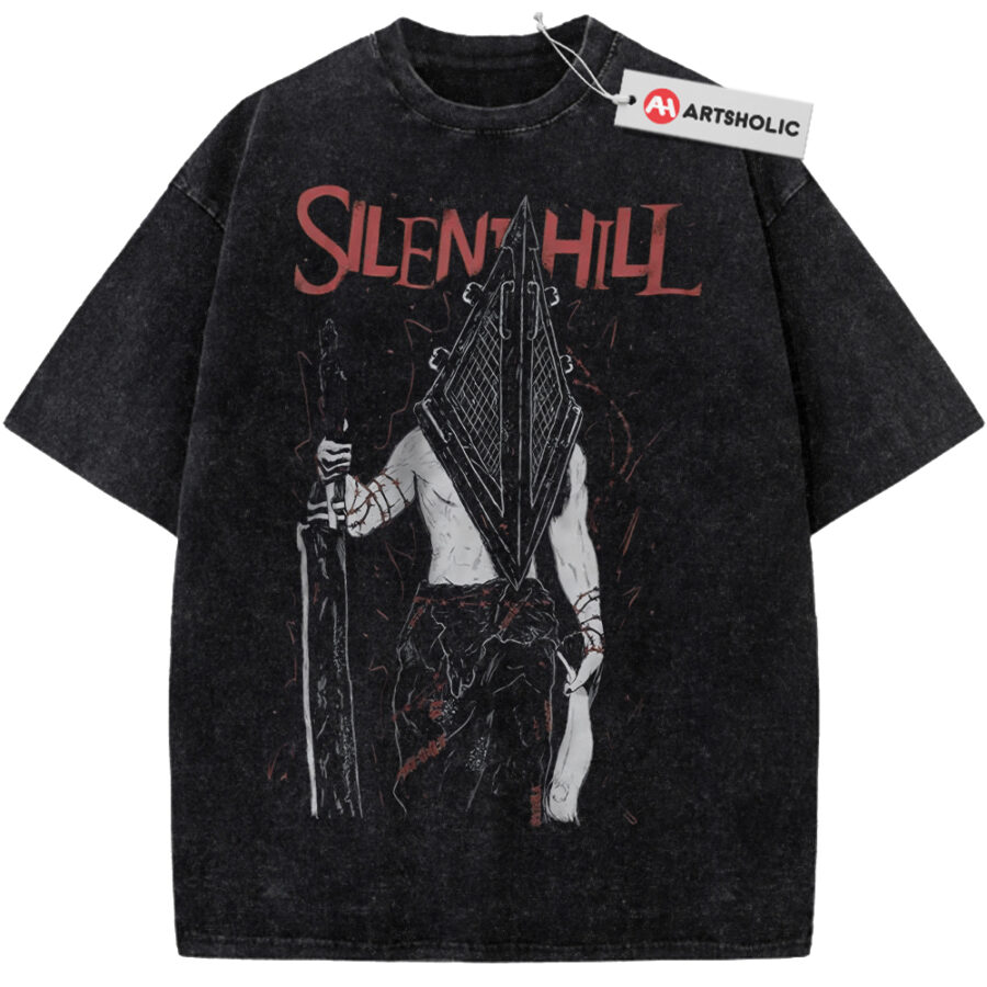 Alternative view of Pyramid Head Shirt, Silent Hill Shirt, Game Shirt, Vintage Tee