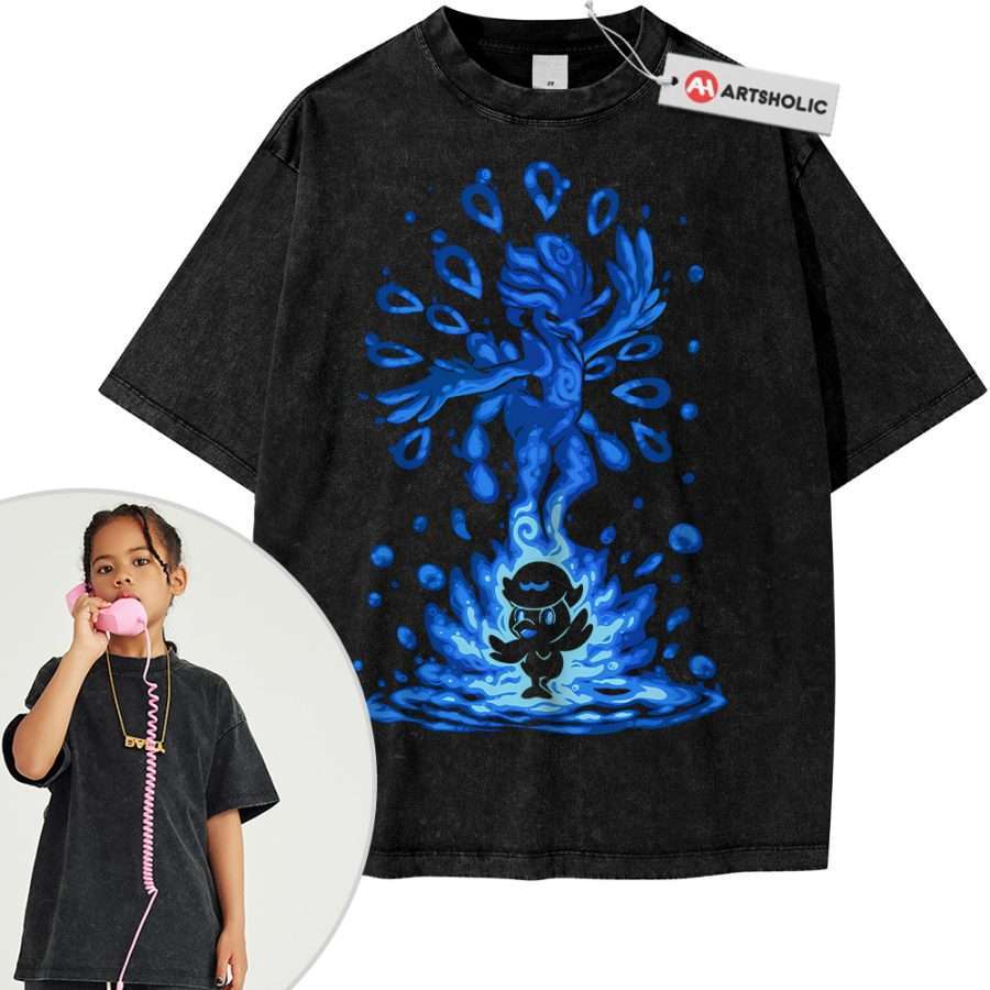 Alternative view of Quaxly vs Quaquaval Shirt For Kids, Pokemon Shirt For Kids, Anime Shirt For Kids, Vintage T-Shirt For Kids