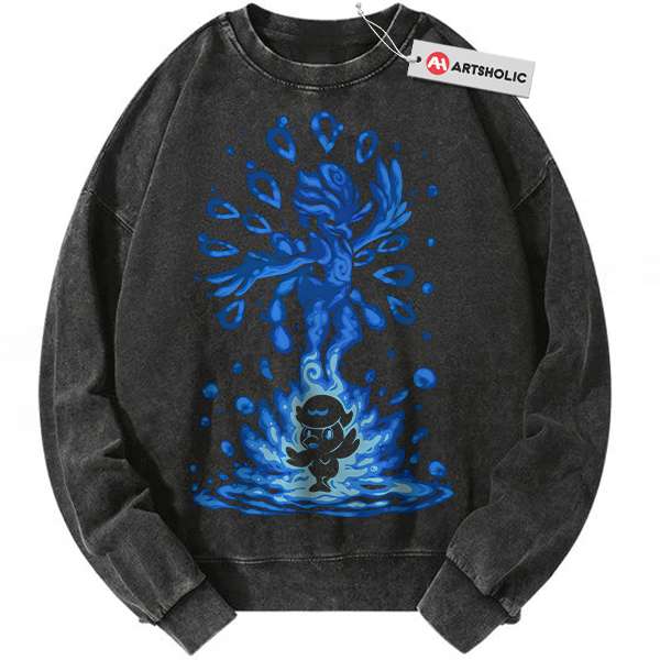 Quaxly vs Quaquaval Sweatshirt, Pokemon Sweatshirt, Anime Sweatshirt, Vintage Sweatshirt