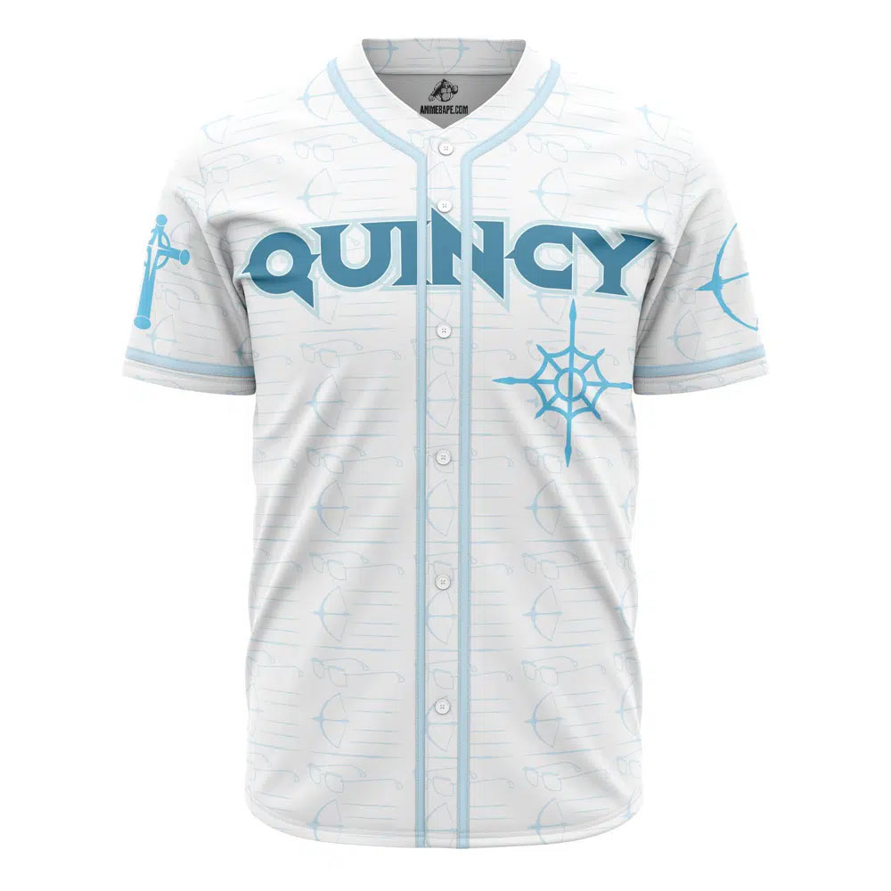 Quincy Ishida Bleach Custom Baseball Jersey - Otaku Hall