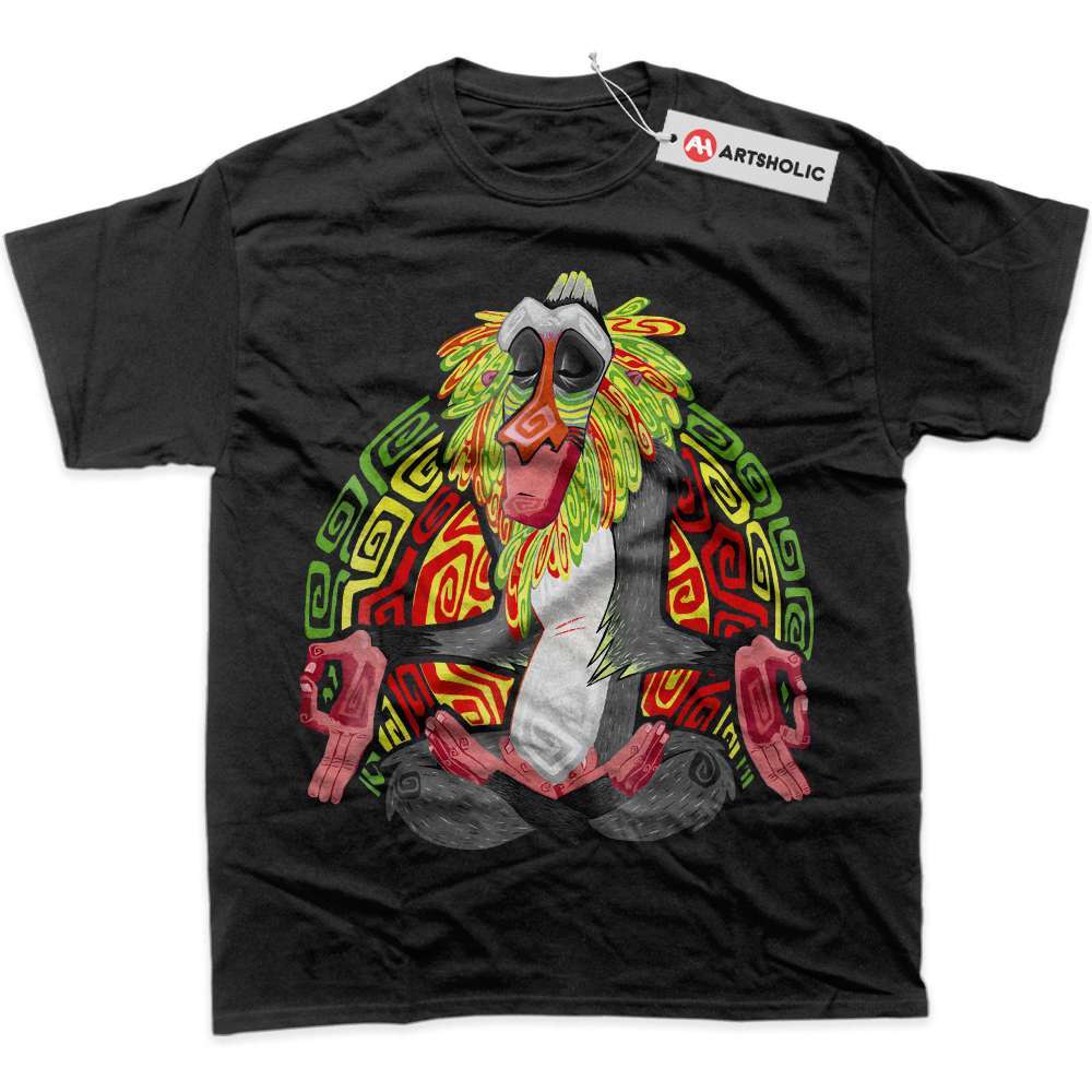 Alternative view of Rafiki Shirt, The Lion King Shirt, Animated Shirt, Graphic T-Shirt