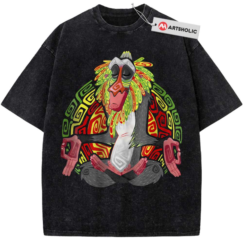 Alternative view of Rafiki Shirt, The Lion King Shirt, Animated Shirt, Vintage T-Shirt