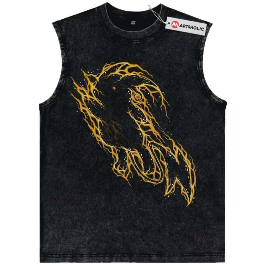 Alternative view of Raichu Tank Top, Pokemon Tank Top, Anime Tank Top, Vintage Tank Top