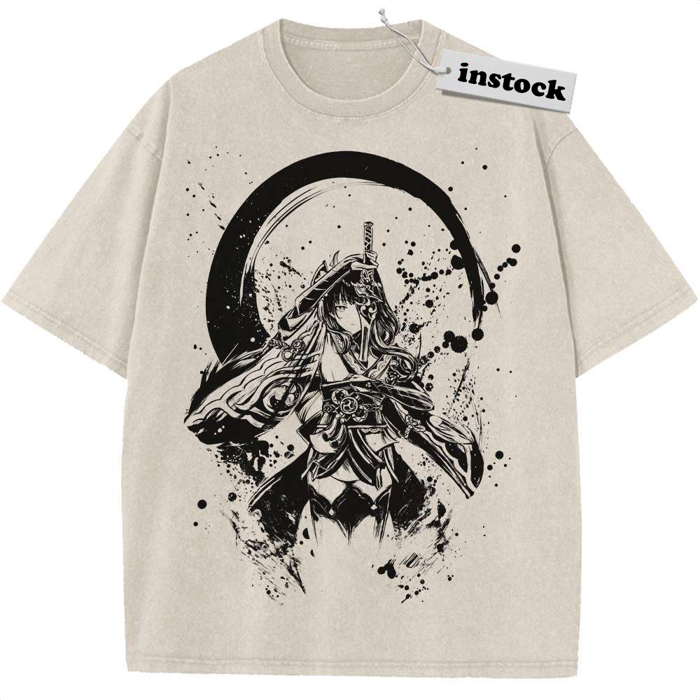 Raiden Shogun Shirt, Genshin Impact Shirt, Game Shirt, Vintage T-Shirt