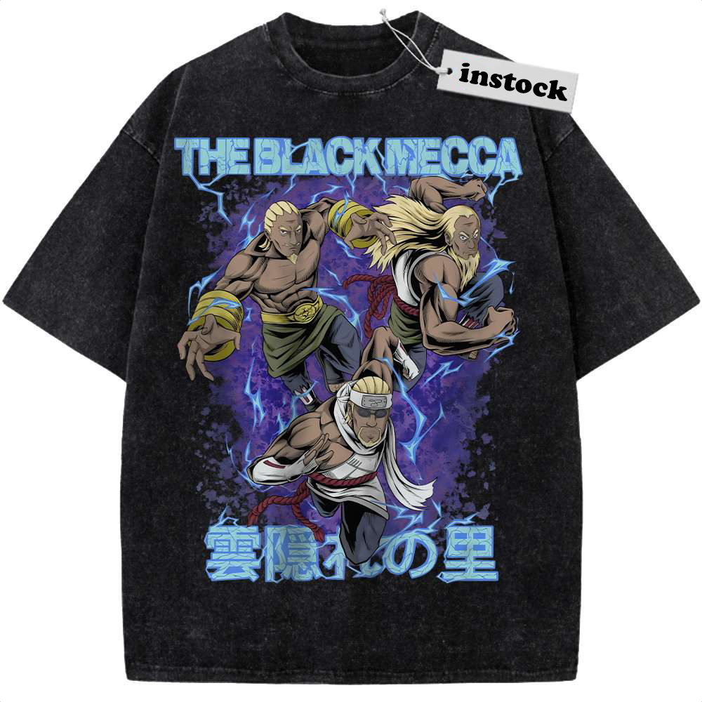 Raikage Shirt, Naruto Shirt, Anime Shirt, Vintage T-Shirt