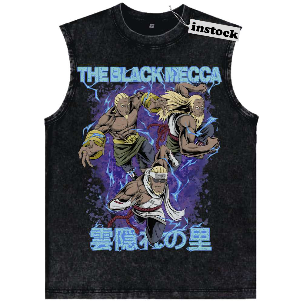 Raikage Tank Top, Naruto Tank Top, Anime Tank Top, Vintage Tank Top