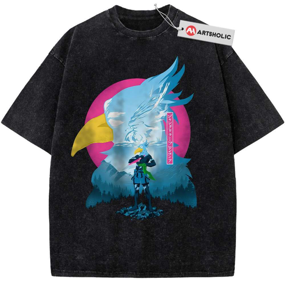 Alternative view of Rakuro Hizutome Shirt, Shangri-La Frontier Shirt, Anime Shirt, Vintage T-Shirt