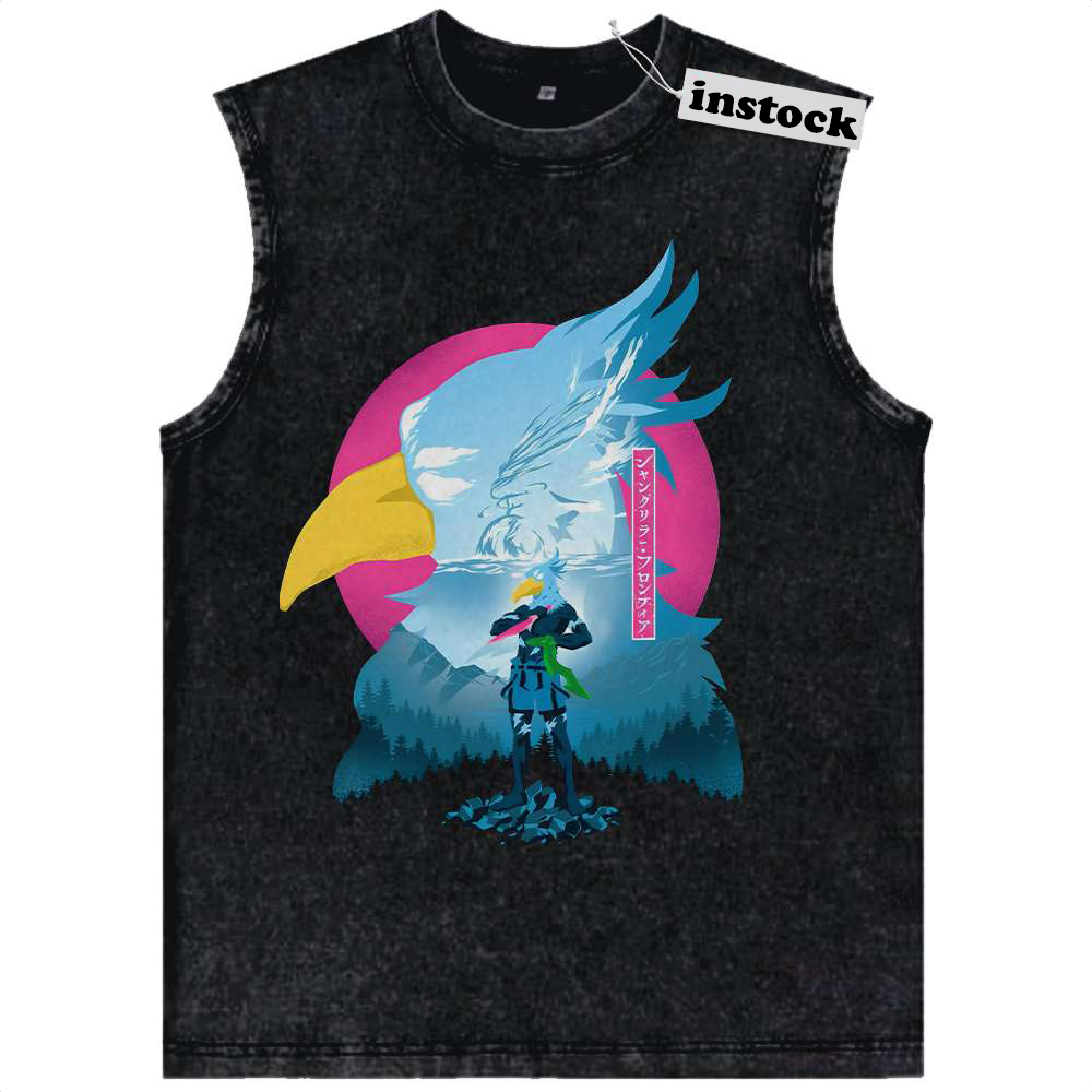 Rakuro Hizutome Tank Top, Shangri-La Frontier Tank Top, Anime Tank Top, Vintage Tank Top