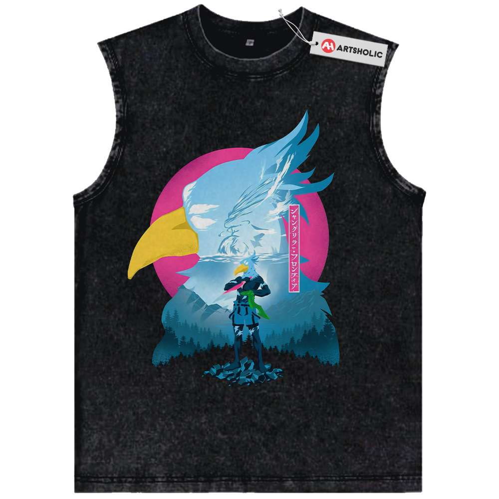 Rakuro Hizutome Tank Top, Shangri-La Frontier Tank Top, Anime Tank Top, Vintage Tank Top
