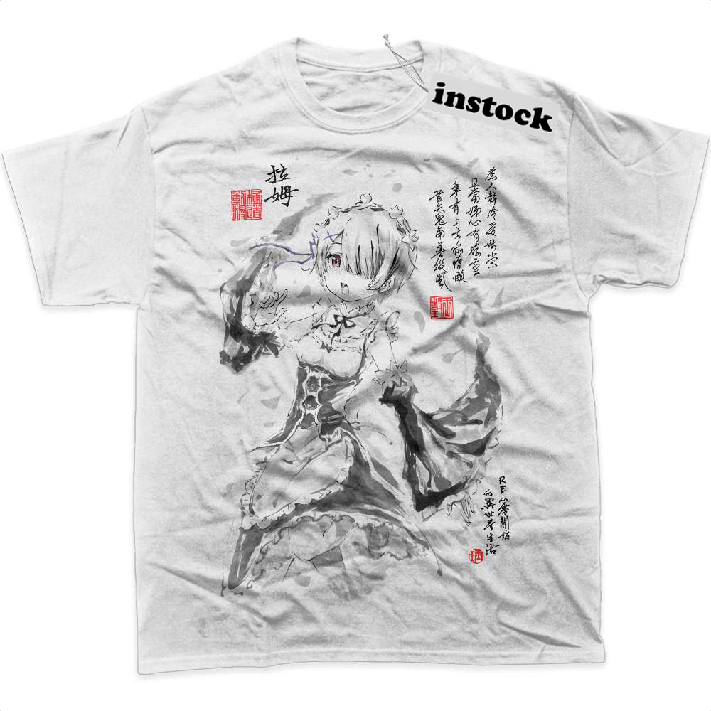 Ram Shirt, Re:Zero Shirt, Anime Shirt, Graphic T-Shirt