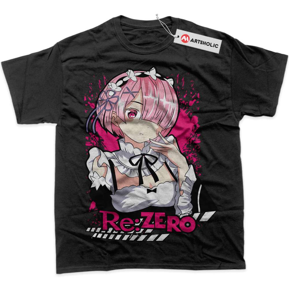Alternative view of Ram Shirt, Re:Zero Shirt, Anime Shirt, Graphic Tee