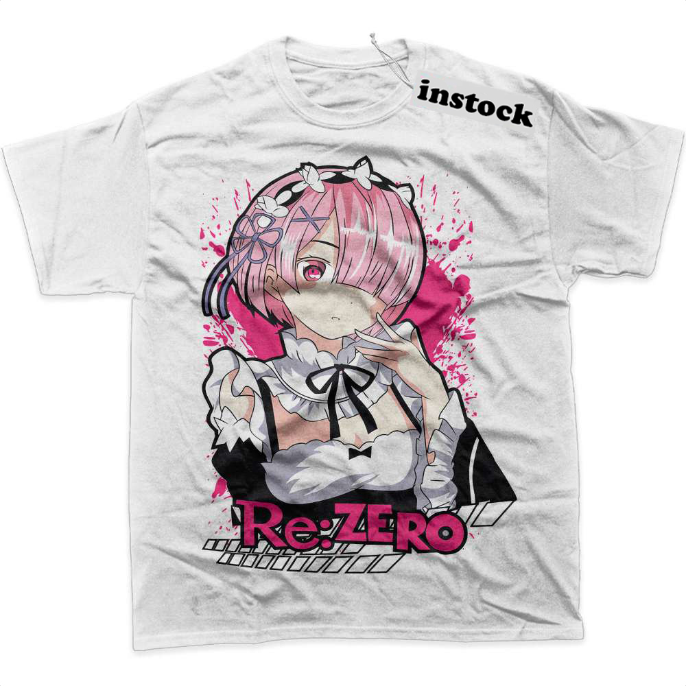 Ram Shirt, Re:Zero Shirt, Anime Shirt, Graphic Tee