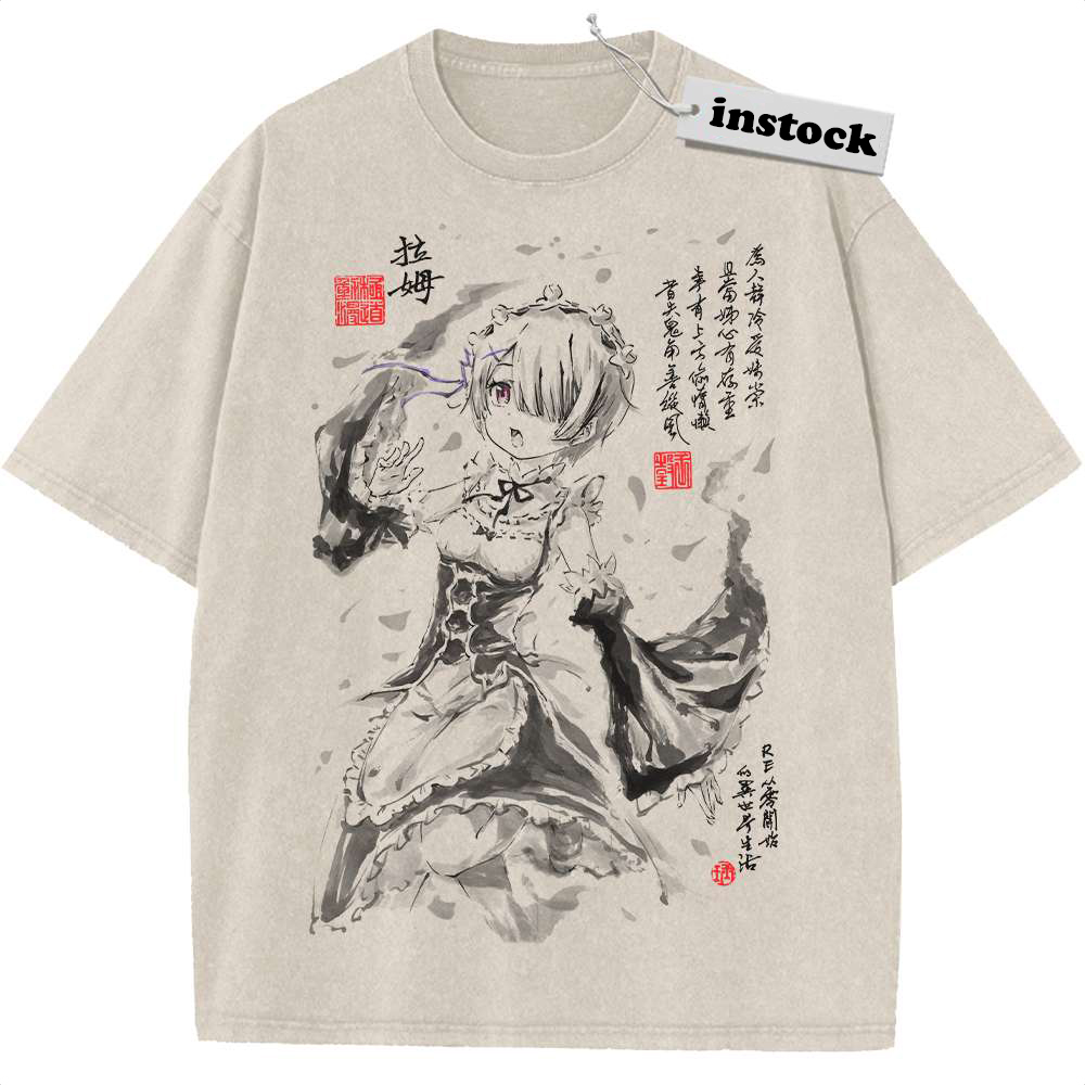 Ram Shirt, Re:Zero Shirt, Anime Shirt, Vintage T-Shirt