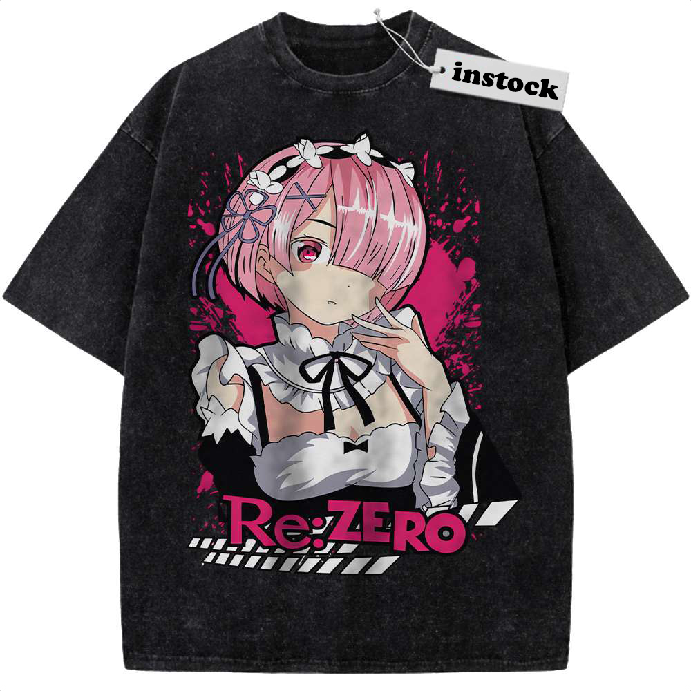 Ram Shirt, Re:Zero Shirt, Anime Shirt, Vintage Tee