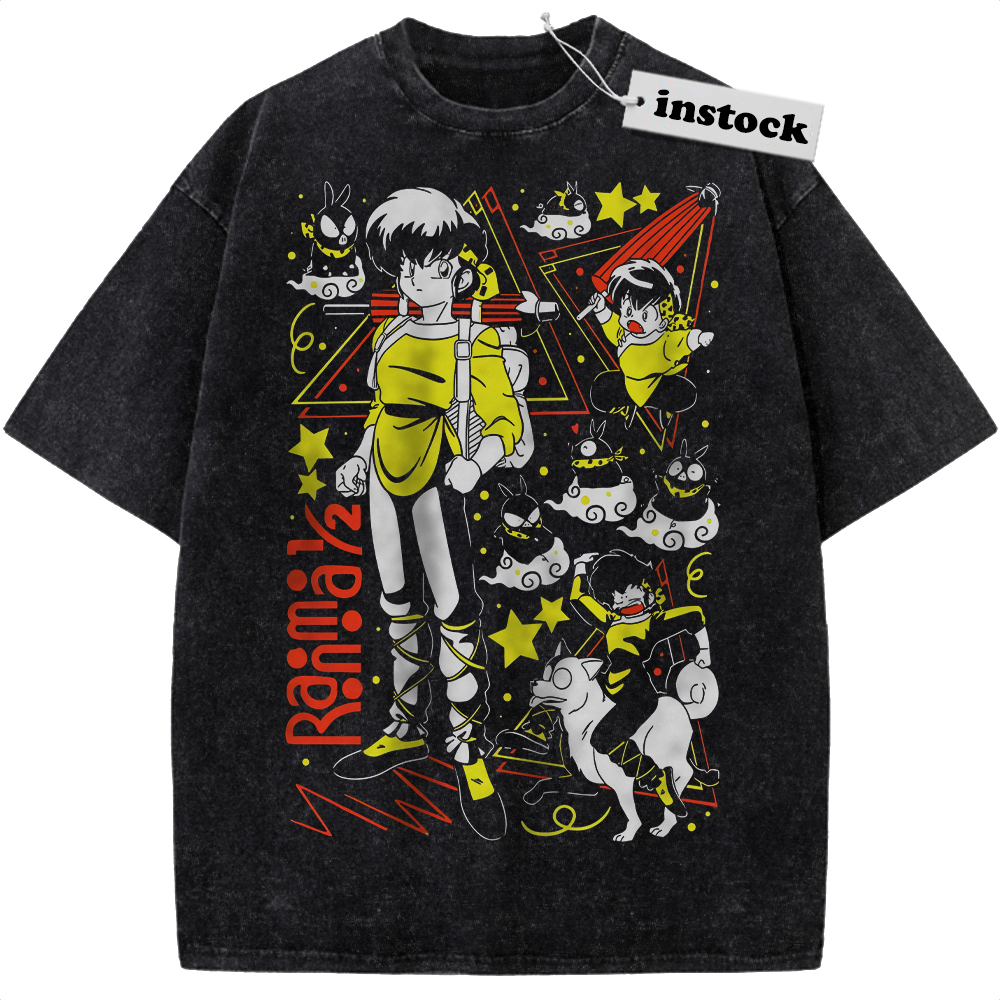 Ranma Saotome Shirt, Ranma 1/2 Shirt, Anime Shirt, Vintage T-Shirt