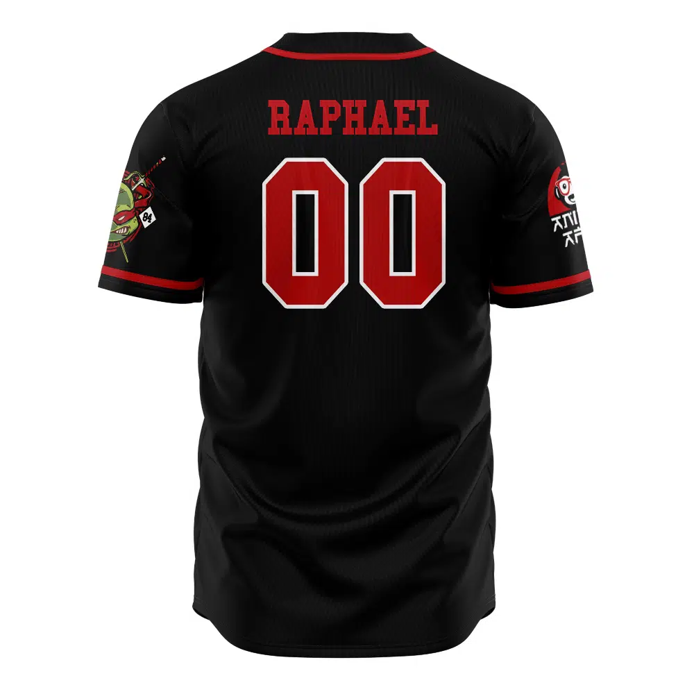 Alternative view of Raphael Teenage Mutant Ninja Turtles Baseball Jersey