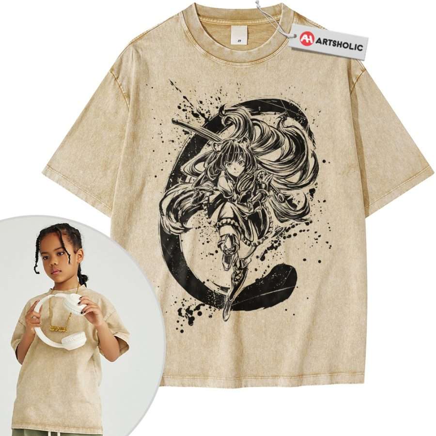Alternative view of Raphtalia Shirt For Kids, The Rising of the Shield Hero Shirt For Kids, Anime Shirt For Kids, Vintage Tee For Kids
