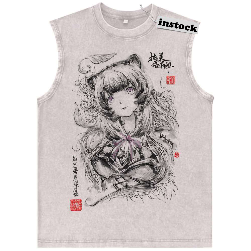 Raphtalia Tank Top, The Rising of The Shield Hero Tank Top, Anime Tank Top, Vintage Tank Top