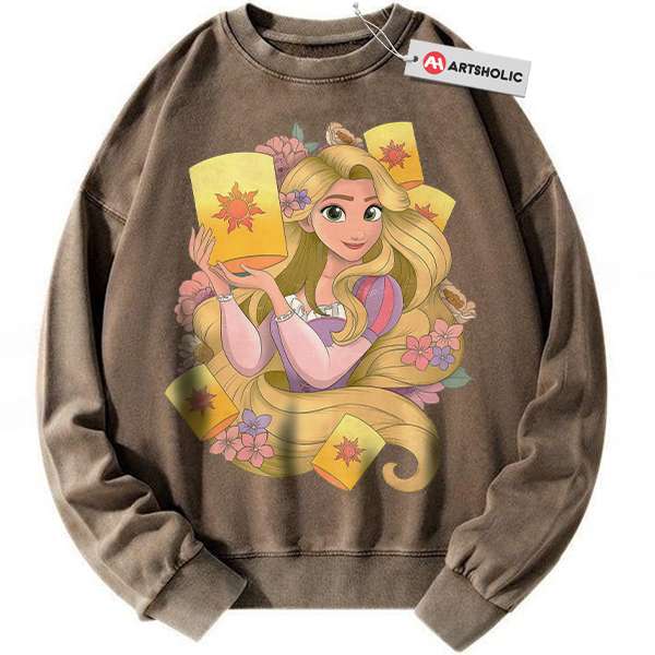 Alternative view of Rapunzel Sweatshirt, Tangled Sweatshirt, Animated Sweatshirt, Vintage Sweater